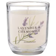 Свеча ароматизированная в стакане Lavender & Chamomile 7.5*8.5 см