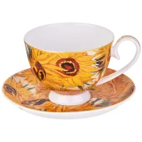 Чайная пара Подсолнухи (В. Ван Гог) 250 мл – Lefard