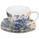 Фарфоровый чайный набор на 4 персоны, 8 предметов, Ирисы (В. Ван Гог), 250 мл – Lefard
