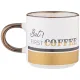 Кружка But first coffee 390 мл белая - Lefard