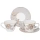 Фарфоровый чайный набор на 2 персоны, 4 предмета, Очарование, 220 мл – Lefard