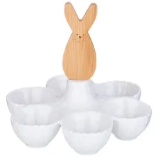 Блюдо для яиц Native 18 см с деревянной ручкой – Lefard