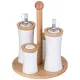 Набор для специй Native 4 предмета на деревянной подставке - Lefard