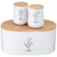 Набор Provence 2в1 хлебница 34*19*15 см, банка для сыпучих 10*12.5 см 2 шт - Agness