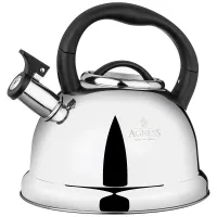 Чайник со свистком, 3 л и складывающейся ручкой - Agness