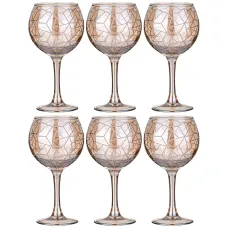 Набор фужеров из 6 штук Графика мед, 280 мл – Lefard