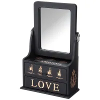 Шкатулка для украшений с зеркалом 24*11*31 см – Lefard