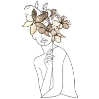 Панно настенное коллекция Цветочная симфония 34,9*71,1*3,2 см – Lefard