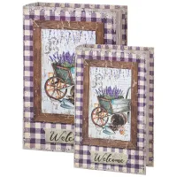 Набор шкатулок-книжек из 2-х штук 27х18х7/21х13х5 см – Lefard