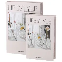 Набор шкатулок-книжек из 2-х штук 30х21х7/24х16х5 см – Lefard