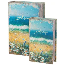 Набор шкатулок-книжек из 2-х штук 27х18х7/21х13х5 см – Lefard