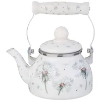 Чайник эмалированный со съемным фильтром из нжс серия Dandelion 850 мл - Agness