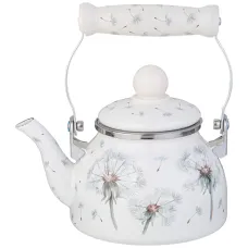 Чайник эмалированный со съемным фильтром из нжс серия Dandelion 850 мл - Agness