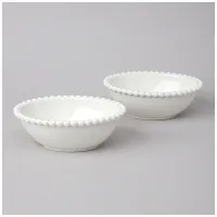 Набор салатников овальных Pearl 2 штуки 14*5,5 см 400 мл - Lefard