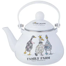 Чайник эмалированный серия Family Farm 1,3 л – Agness