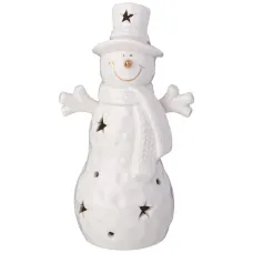 Фигурка Снеговик с LED-подсветкой 8,8*6,4*15,6 см – Lefard