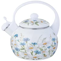 Чайник эмалированный со свистком серия Sentiment 2,2 л, индукционное дно - Agness