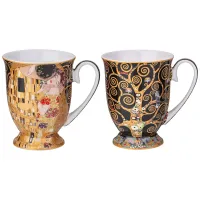 Набор кружек Арт Collection (Г. Климт) 2 штуки 280 мл - Lefard