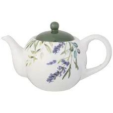 Керамический заварочный чайник Лаванда 22,5*13*14,5 см 900 мл - Agness