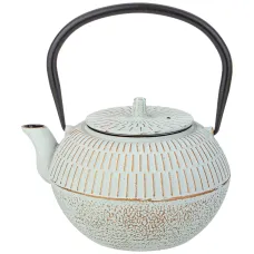 Чугунный заварочный чайник с эмалированным покрытием внутри 1.2 л – Lefard