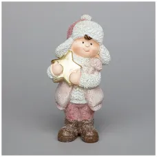 Фигурка Мальчик со звездой 8 х 6,5 х 15,5 см – Lefard