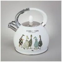 Чайник со свистком, 3 л, индукционное капсул. дно - Agness