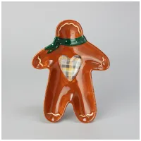 Тарелка закусочная Пряничный домик 20,8*15,5*2,8 см – Agness