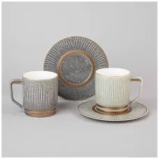 Фарфоровый чайный набор на 2 персоны, 4 предмета Herbal, 250 мл – Lefard