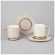 Фарфоровый чайный набор на 2 персоны, 4 предмета, 250 мл Herbal - Lefard