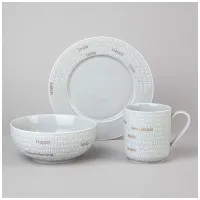 Набор для завтрака 3 предмета Good morning голубой – Lefard