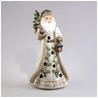 Статуэтка Дед Мороз с LED-подсветкой 17,5х14,5х33,5 см – Lefard