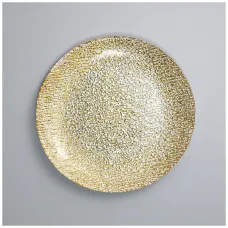 Тарелка закусочная Shine Gold 21 см - Lefard 4 штуки