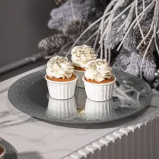 Тортовница вращающаяся Silver Mirror 30 см - Agness