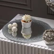 Блюдо сервировочное Silver Mirror 30 см – Agness