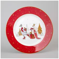 Тарелка обеденная Family Christmas 25 см – Lefard