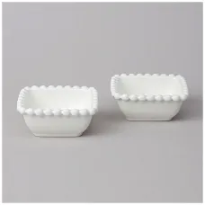 Набор салатников квадратных Pearl 2 штуки 10*4 см 120 мл – Lefard