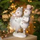 Статуэтка Снеговики 16х9,5х18,5 см – Lefard