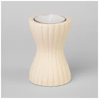 Подсвечник со свечой 8.5*8.5*12.5 см (свеча ароматическая в комплекте) - Lefard