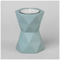 Подсвечник со свечой 8.5*8.5*12.5 см (свеча ароматическая в комплекте) - Lefard