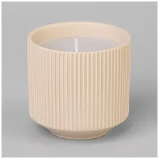 Свеча ароматическая 200 мл 7*7*7 см цвет: бежевый - Lefard