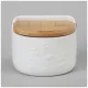 Банка Flowers Story с деревянной крышкой 11,5*10,5*9 см 450 мл – Lefard