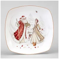 Блюдо Морозко квадратное 25x4 см – Lefard