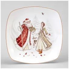 Блюдо Морозко квадратное 25x4 см – Lefard