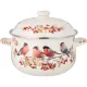 Кастрюля эмалированная с эмалированной крышкой серия Снегири, 3.6 л, 22*13 см – Agness
