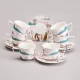 Фарфоровый чайный набор на 6 персон, 12 предметов, Top Style, 250 мл – Lefard