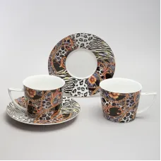 Фарфоровый чайный набор на 2 персоны, 4 предмета, Top Style, 250 мл – Lefard