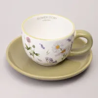 Чайная пара Flower Story 15*7 см 220 мл – Agness