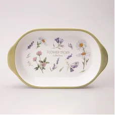 Блюдо-шубница Flower Story 28*17,5*4,5 см - Agness