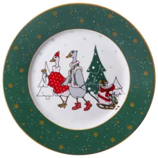 Тарелка закусочная Family Christmas 20 см - Lefard 4 штуки