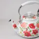 Чайник Белые маки со встроенным свистком и фильтром 1 л - Agness